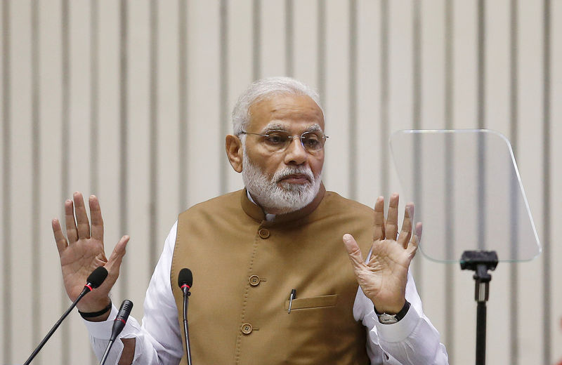 India's Modi unveils aid for small businesses as elections near