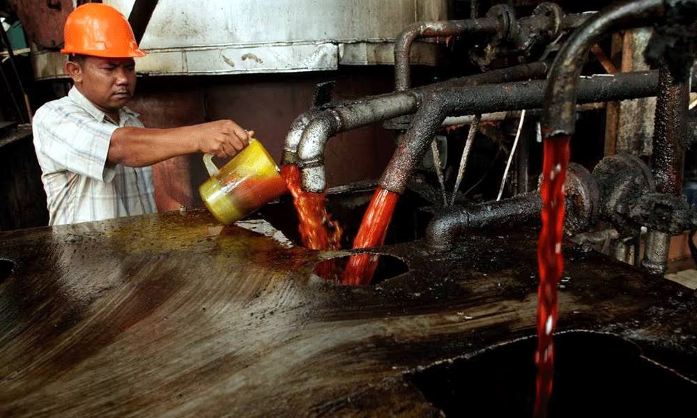 Palm oil snaps two-day winning streak amid lower soyoil, export woes