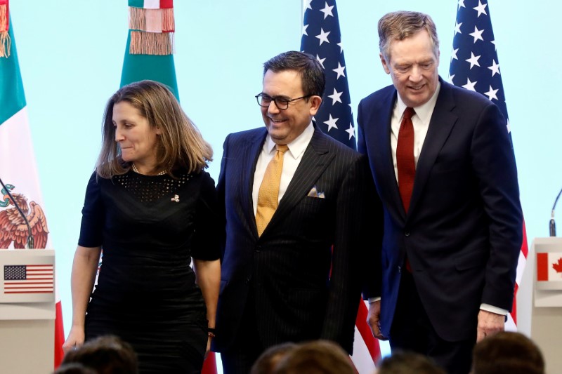 As NAFTA ministers meet, Mexico eyes new deal by next week