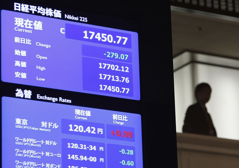 Asian stocks fall further amid recession, rate hike fears