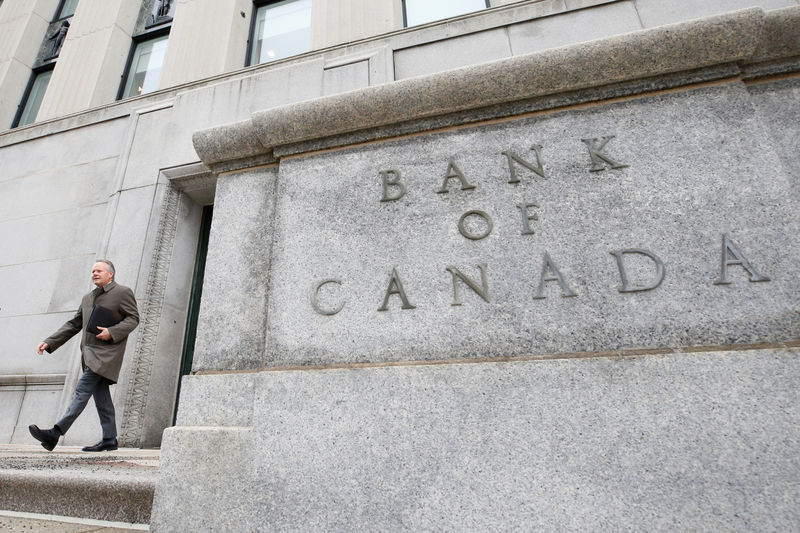 Bank of Canada sees economy improving, plays down inflation risk