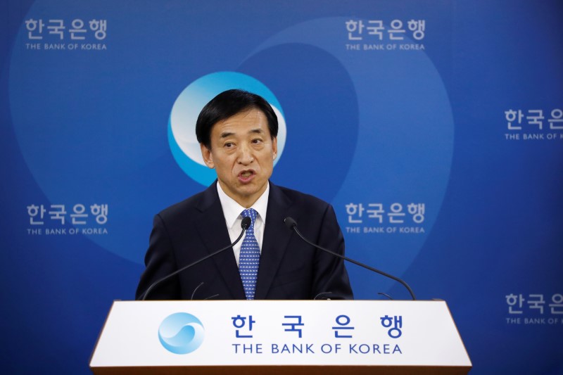 Bank of Korea chief says rates need to be adjusted to secure policy room