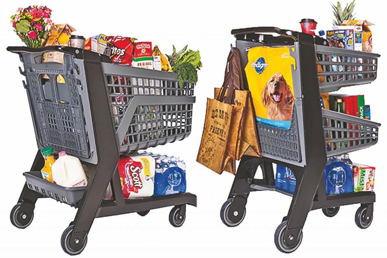 Bemis develops line of all-plastic shopping carts