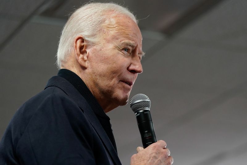 Biden courts Nevada voters after narrow 2020 win