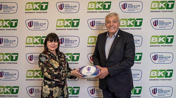 BKT is Official Off-Highway Tyre Supplier for Rugby World Cup France 2023