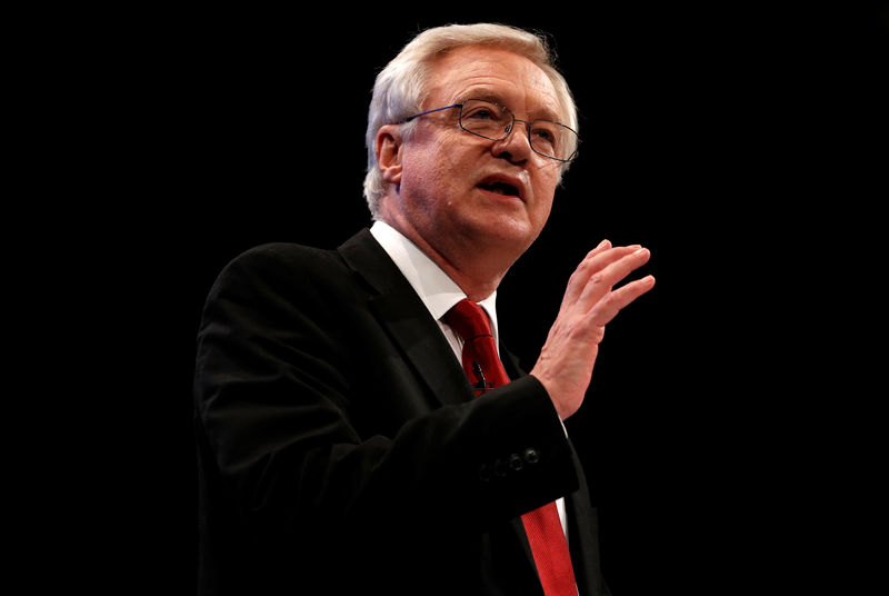 Britain wants financial services included in EU trade deal: Davis