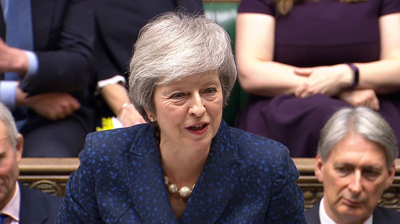 British PM May tells her lawmakers she will not lead them into next election