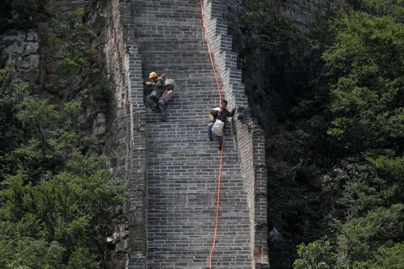 China first-quarter GDP growth seen easing only slightly as trade tensions mount