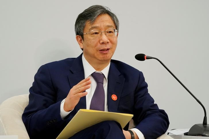 Chinese central bank governor says economy strong, financial leverage under control