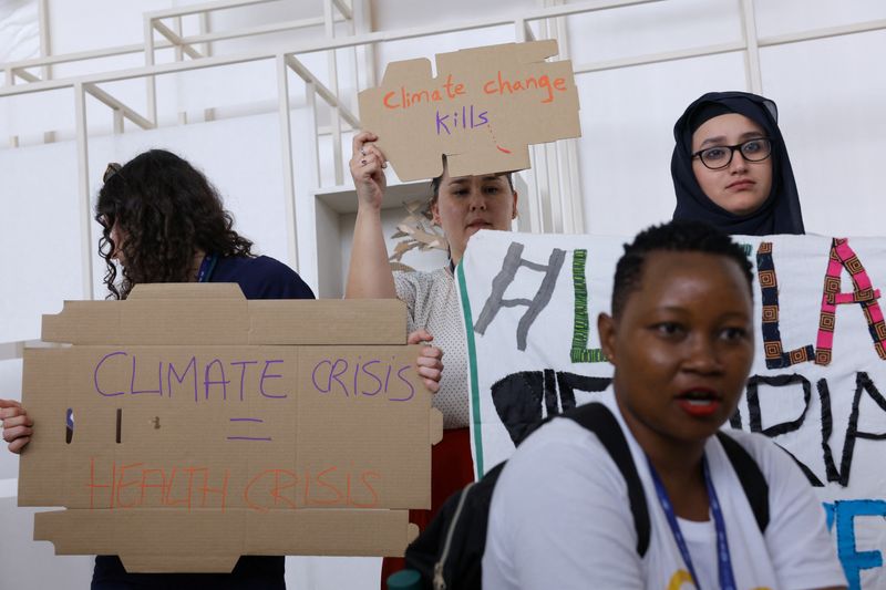 COP28 delegates urge greater action on climate-linked health risks