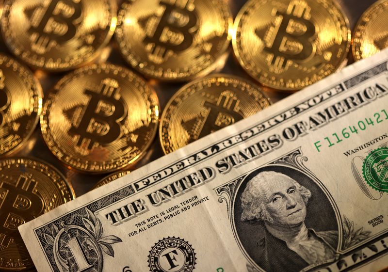 Dollar firm before Powell speech, bitcoin stabilises after breaking record