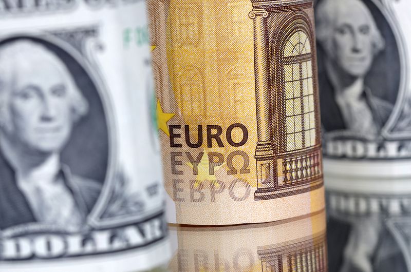 Dollar gains on solid data, euro drops on cautious ECB comments