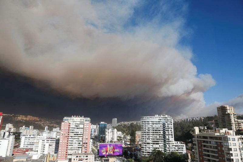 Forest fires kill 51 in Chile, menace urban areas