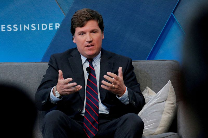 Fox asks Dominion Voting to probe leaks of Tucker Carlson messages