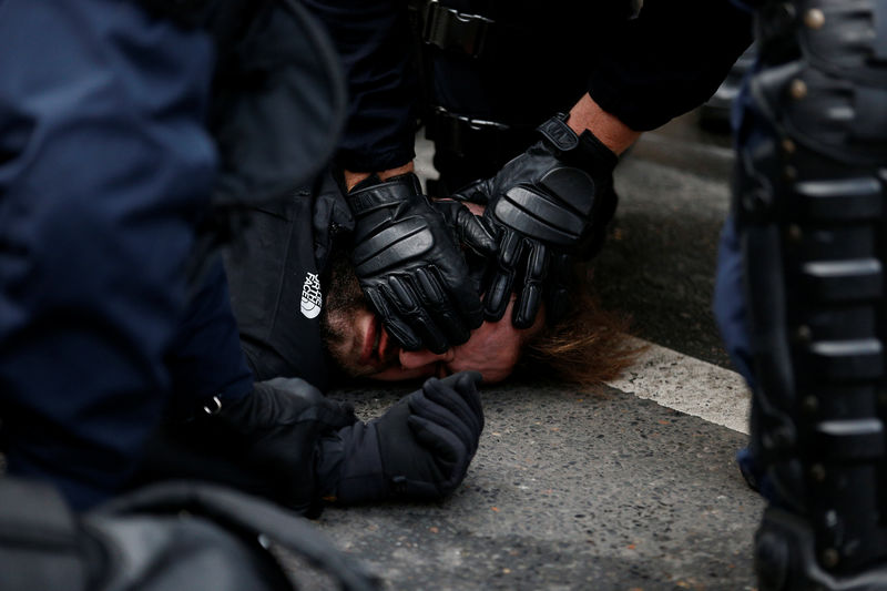 French police clash with 