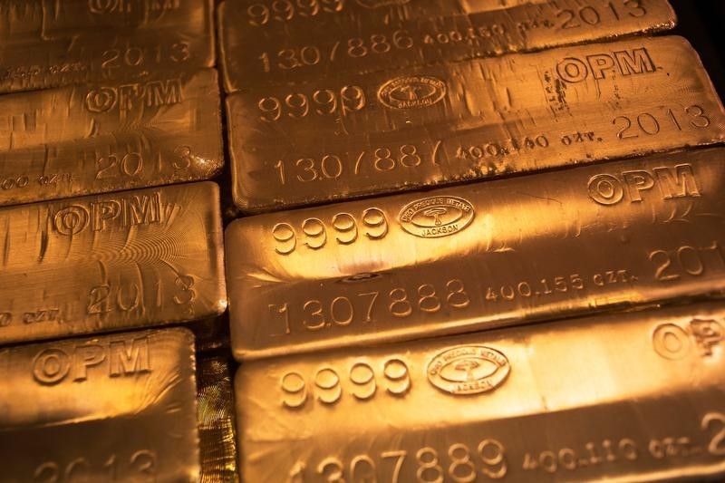 Gold Prices Rise as Dollar Falls