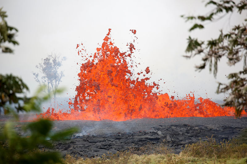 Hawaii reports first serious injury from volcano as lava threatens escape routes