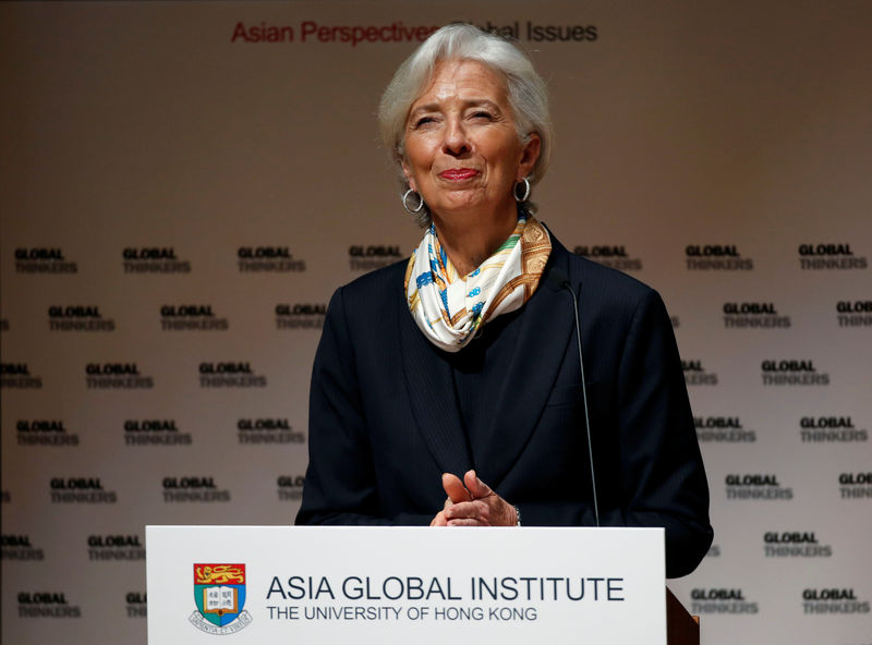 IMF Lagarde says Belt and Road progressing but warns of debt risks