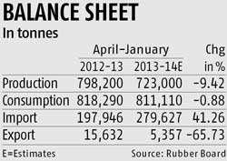 India: Rubber imports fill demand-supply gap