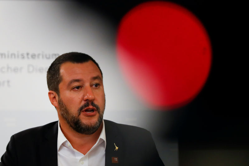 Italy Salvini says ratings agencies must be fair, euro exit not on agenda