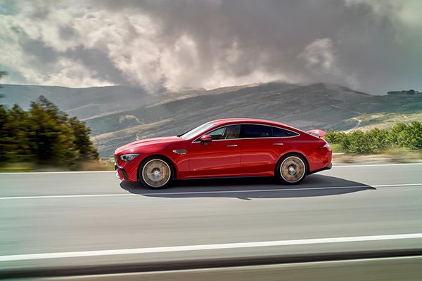 Mercedes-AMG GT 63 S E PERFORMANCE Drives on Tyres from Continental