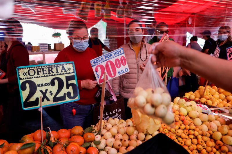 Mexico headline inflation seen at its lowest level in over 1-1/2 years - Reuters poll