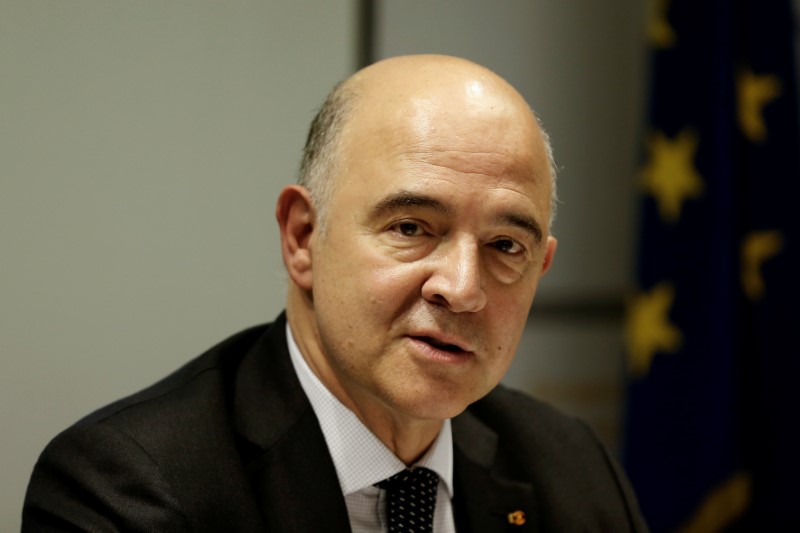 Moscovici urges euro zone to sieze 