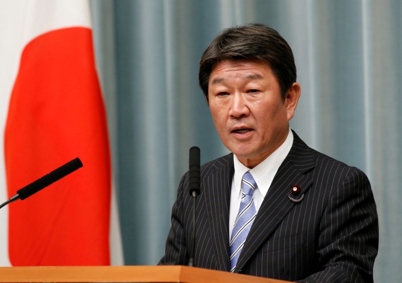 Motegi says Japan will host next round of TPP talks Oct 30-Nov 1