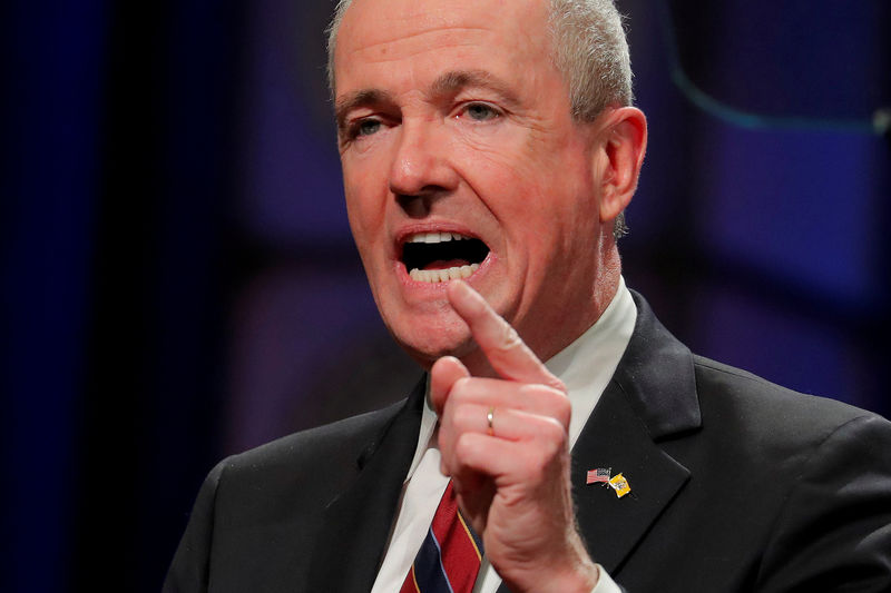 New Jersey governor proposes tax hikes, legal marijuana in first budget