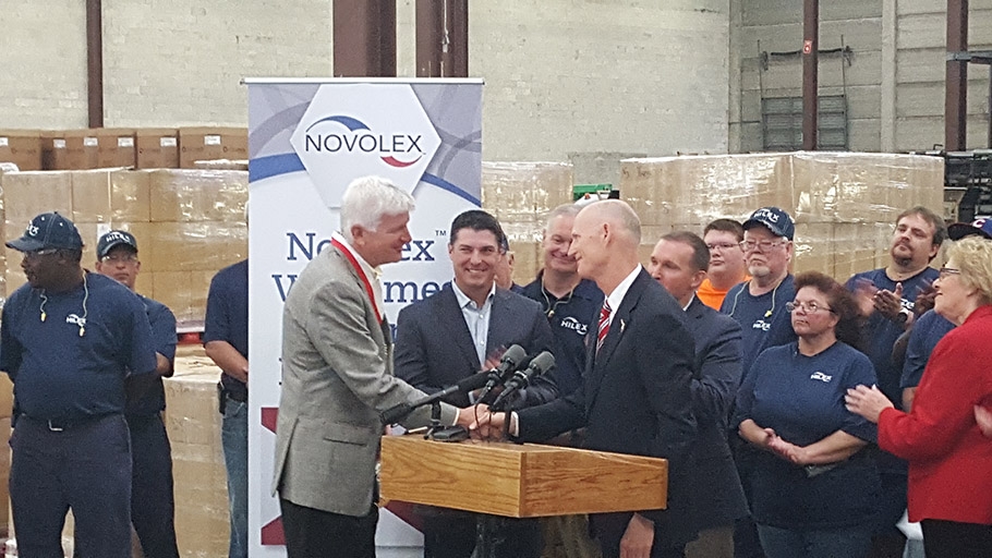 Novolex increasing capacity, employment in Florida