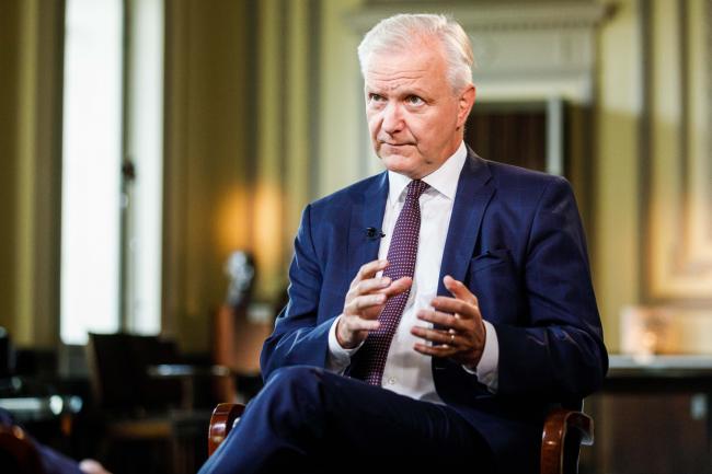 Rehn Says First ECB Rate Hike Possible in Fourth Quarter of 2019