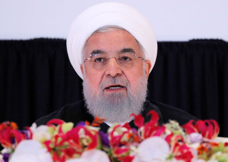 Rouhani says Iran to continue oil exports and resist U.S. economic war