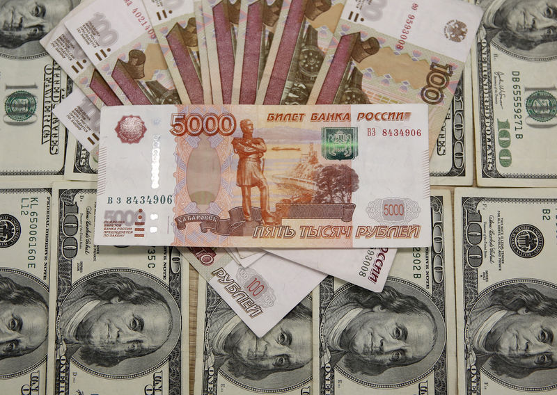 Ruble, buoyed by oil, steadies after sanctions threat