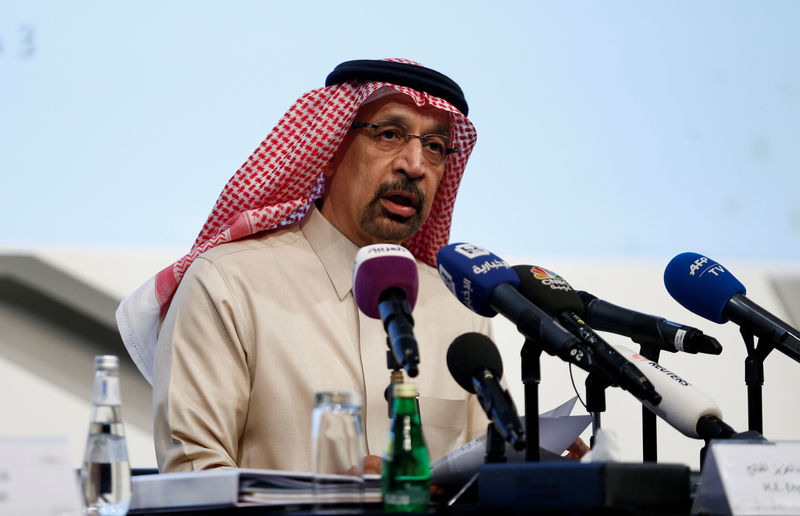 Saudi energy minister says oil market on 