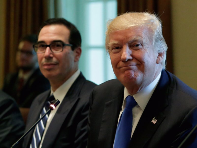 SCHUMER: It seems Steve Mnuchin is 