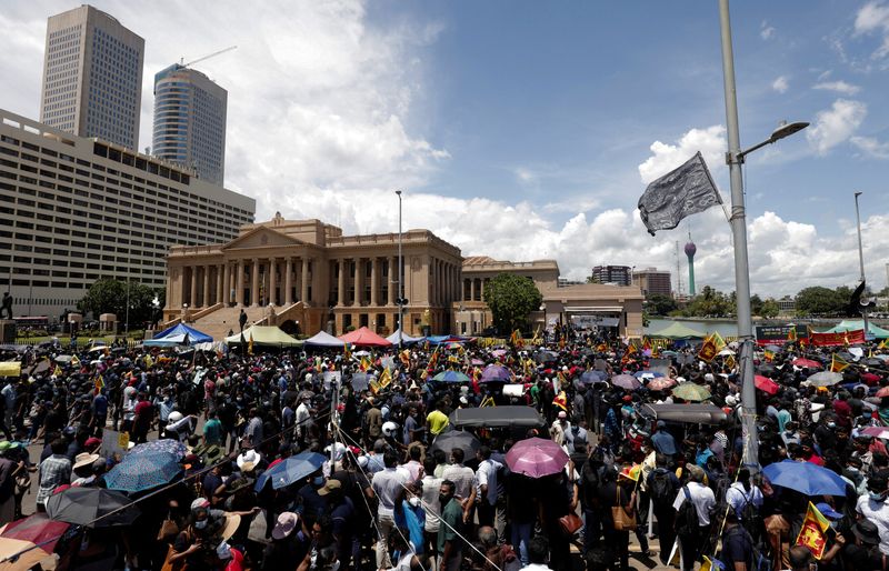 Sri Lanka teachers, bank workers join mass walkout over economic crisis