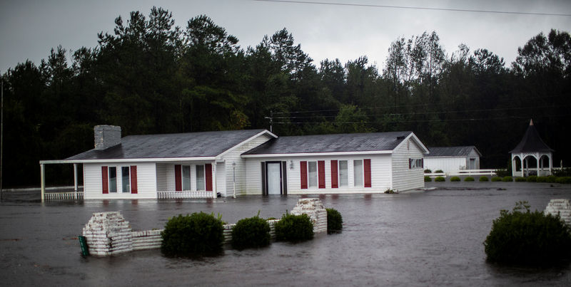 Storm Florence weakens but epic rains still expected on U.S. east coast