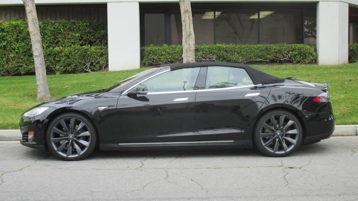 Tesla Model S convertible first drive