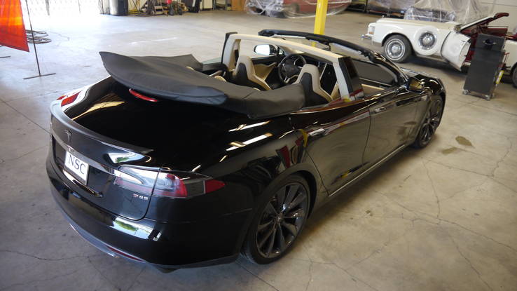 Tesla Model S convertible first drive