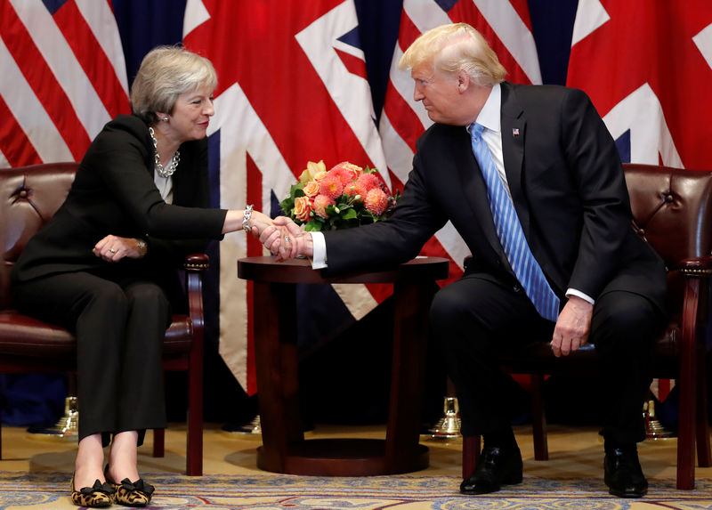 Trump, May discuss desire for 