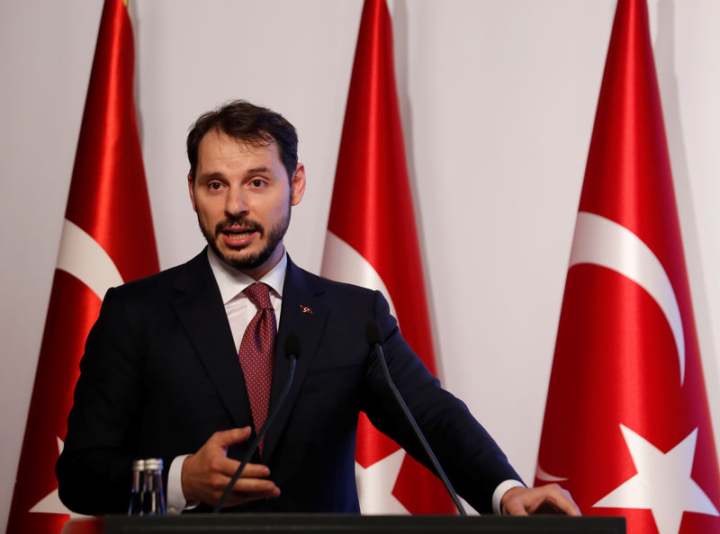 Turkish finance minister says appreciates support over U.S. tariffs