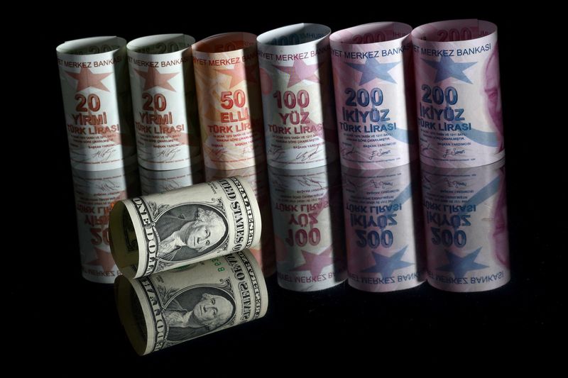 Turkish lira hits record low, stocks gain after Erdogan secures re-election