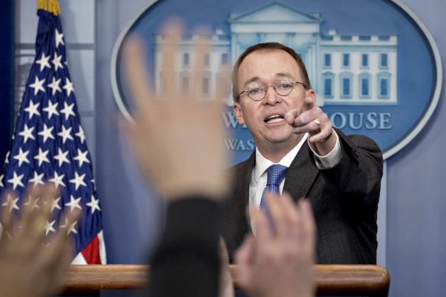 U.S. Budget Director Warns Interest Rates May `Spike