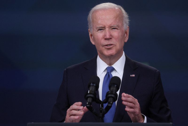 U.S. President Biden says Russian oil price cap in play