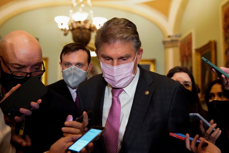 U.S. Senator Manchin denies media report he could leave Democrats