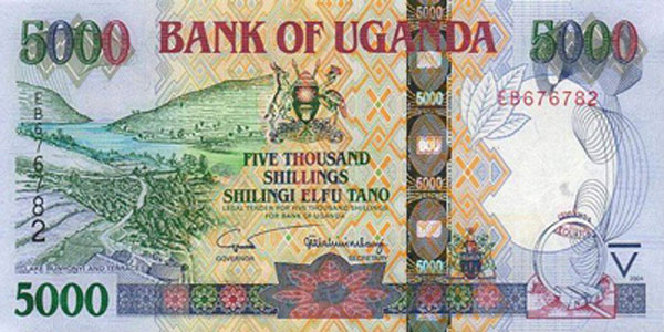 Ugandan shilling firms on interbank dollar sales for tax payments