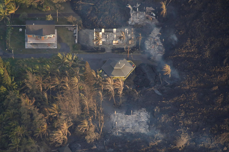 Volcanic lava buries two housing tracts on Hawaii