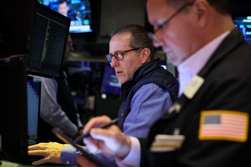 Wall St falls as higher yields, China data weigh