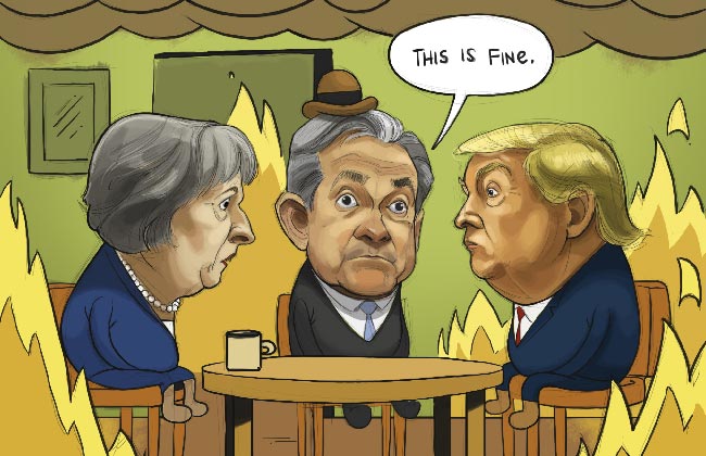 Weekly Comic: Markets Take Brexit Drama, U.S. Government Shutdown in Stride