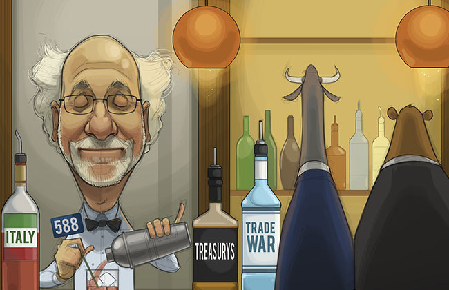 Weekly Comic: Stocks Slide on Powerful Cocktail of Treasuries, Italy and Trade War